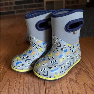 Kids Patterned Bogs Rain Boots